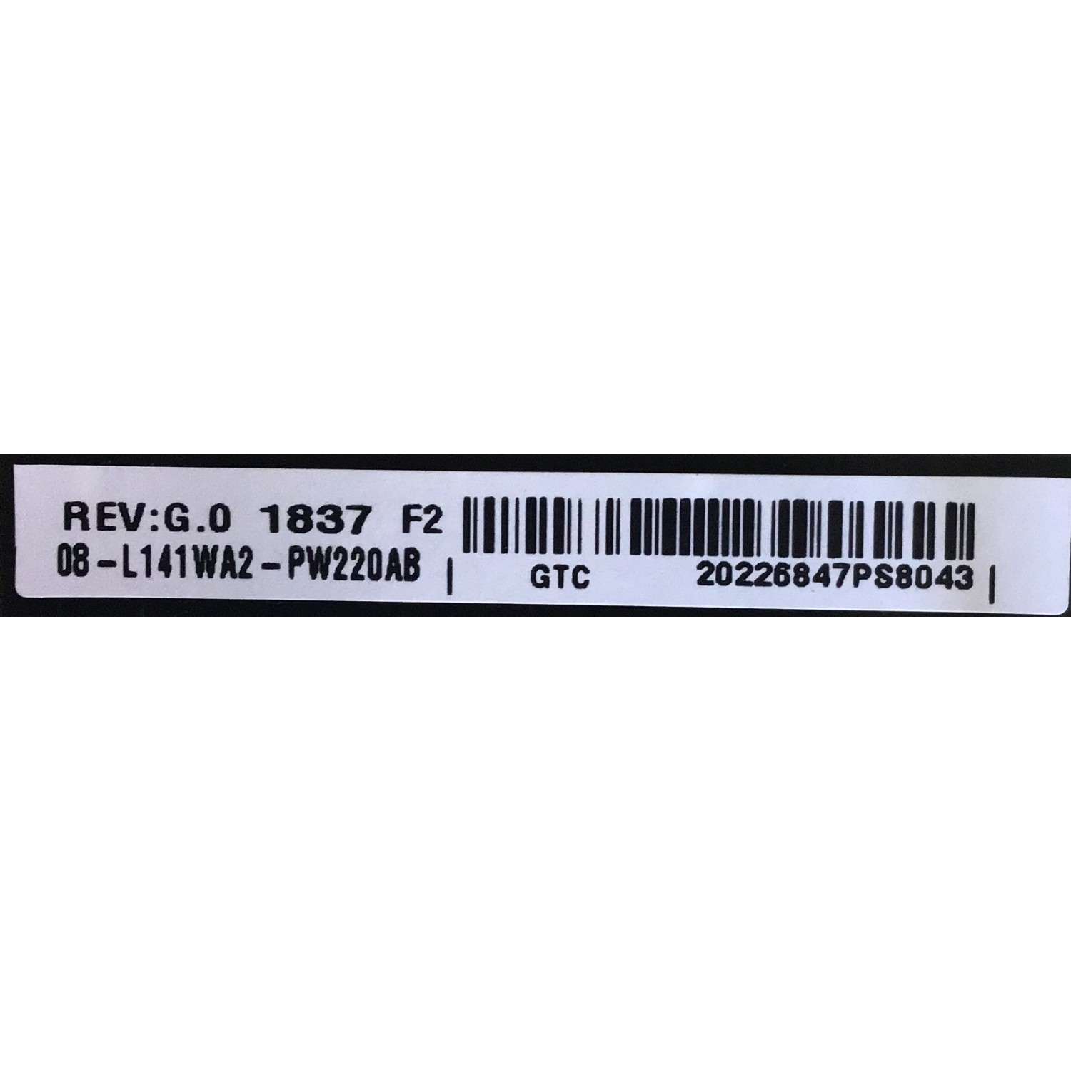 KIT DE TARJETAS PARA TV TCL / MAIN 08-SS55TML-LC308AA / 40-MST10S-MAE4HG / FUENTE 08-L141WA2-PW220AB / 40-L141H4-PWG1CG / PANEL LVU550ND1L SD9W10V1 / MODELO 55S405 / 55S403 - Imagen 2
